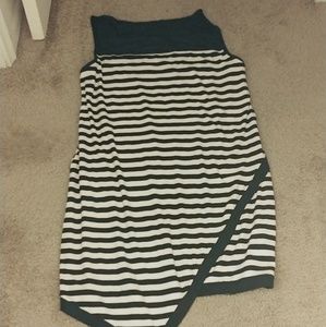 Curve Revolution Sleeveless Striped Dress